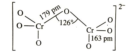 Potassium Dichromate Structure