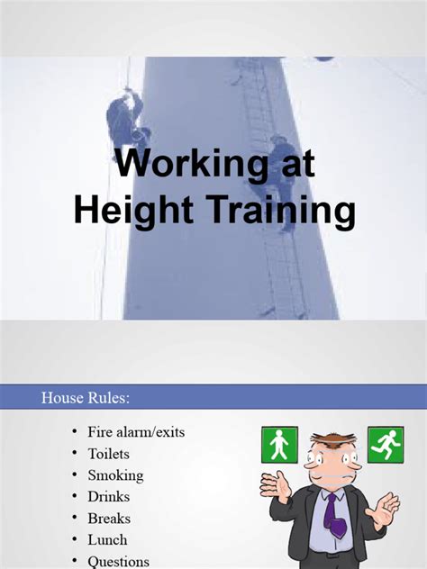 Working At Height Ppt Rev 0 2 Download Free Pdf Risk Scaffolding