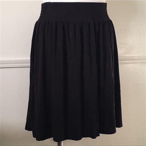 Lane Bryant Skirts Nwot Black Plus Size Jersey Circle Skater Skirt