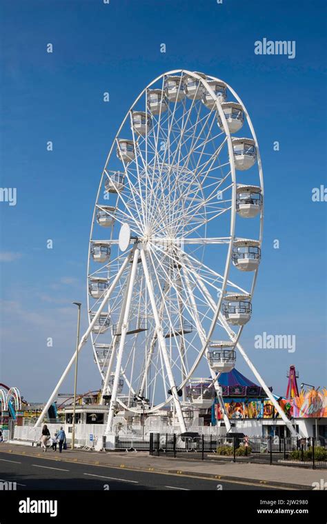 The Ferris Wheel At Ocean Beach Pleasure Park In South Shields England