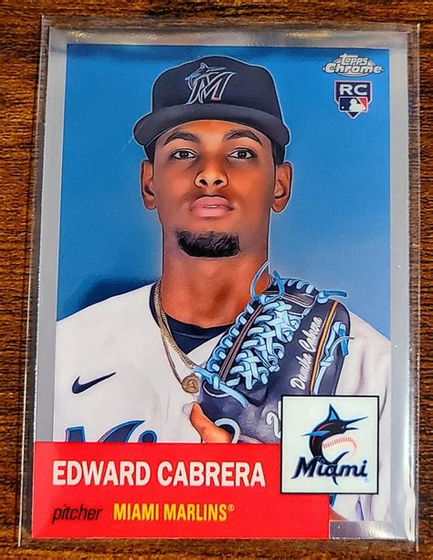 2022 Topps Chrome Platinum Anniversary Edward Cabrera RC 345 EBay