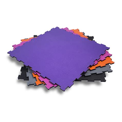 Interlocking Gym Flooring Jigsaw Puzzle Rubber Floor Tiles Mat Fitness