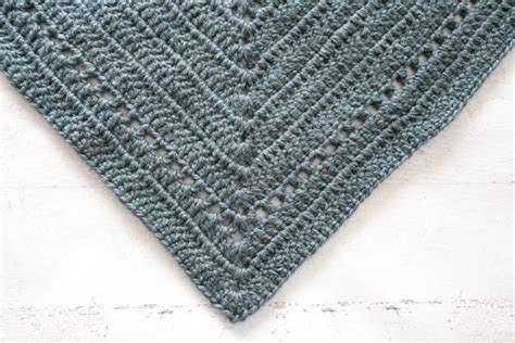 Sawyer Easy Prayer Shawl Crochet Pattern - Underground Crafter
