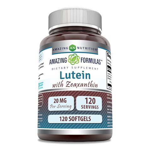 Amazing Formulas Eye Care Lutein 20mg Zeaxanthin 1000mcg 120