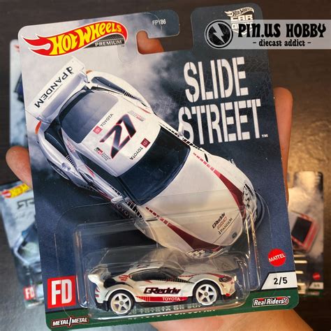 Jual Hotwheels Premium Toyota Gr Supra Greddy Putih White Slide