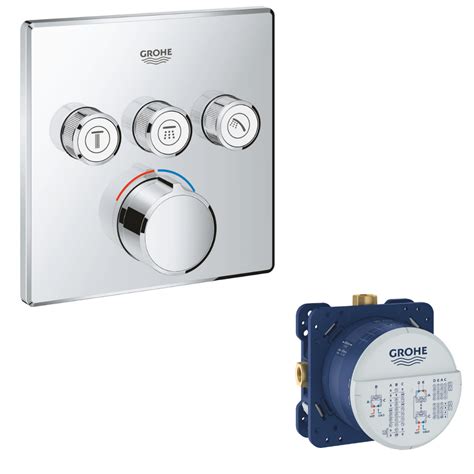 Grohe Mitigeur Douche Encastrable Grohtherm Avec Smartcontrol