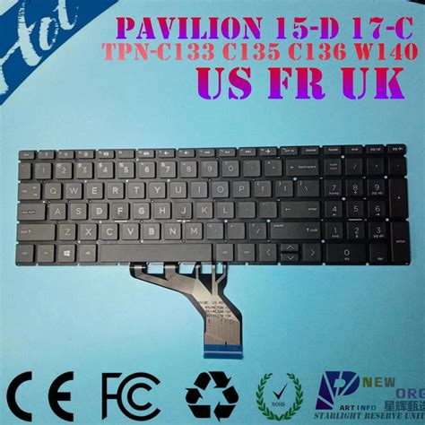 Teclado De Ordenador Port Til Accesorio Para HP 15 DA 15 DB 15 DX DR CX