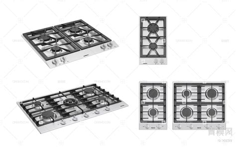【厨房煤气灶3d模型】 现代vr无灯光有贴图max2016厨房煤气灶3d模型下载 Id958392 免费3dmax模型库 青模3d模型网
