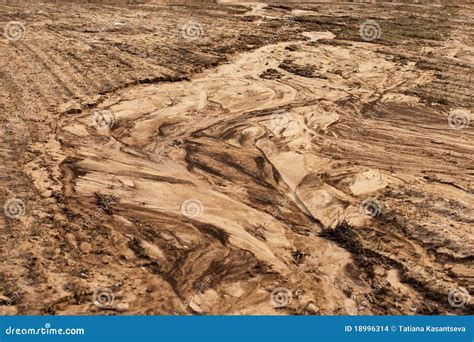 Soil Erosion By Overgrazing Desertification Royalty Free Stock