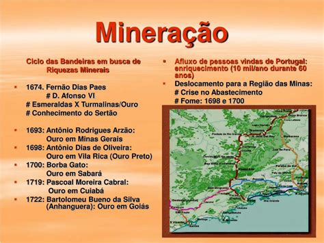 A Mineraçao No Brasil Colonial