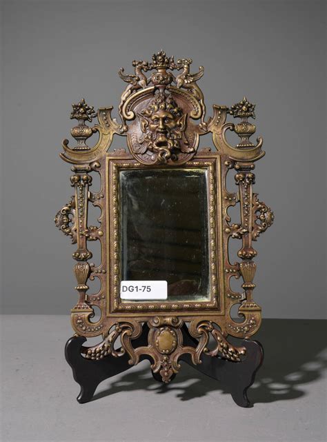 French Renaissance Style Bronze Framed Mirror Auction