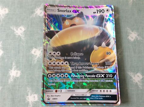 Mavin Snorlax Gx Sm Jumbo Pokemon Card