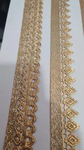 Polyester Golden Zari Lace For Saree At Best Price In Surat ID