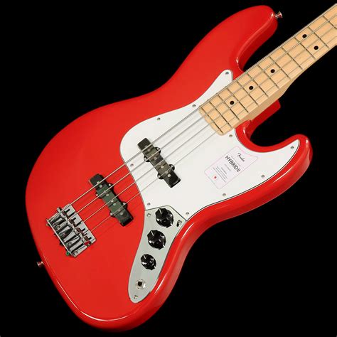 Fender Made In Japan Hybrid Ii Jazz Bass Maple Modena Red 特典付き 重量4