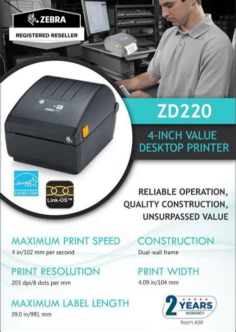 Zebra Zd Barcode Printer Inch At Rs In Chennai Id