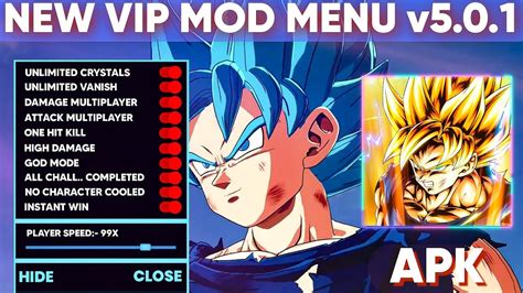 Dragon Ball Legends Mod Menu V Dragon Ball Legends Vip Mod