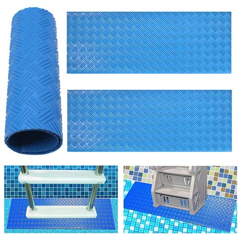 Elbourn 3 Pack Swimming Pool Ladder， Blue Mat Protective Pool Ladder