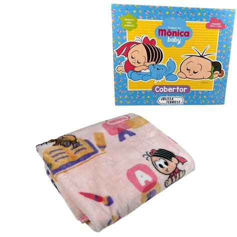 Cobertor Infantil Jolitex Turma Da Monica Menina X M Shopee Brasil