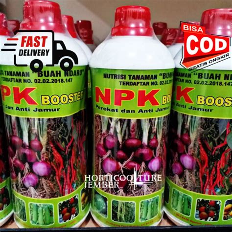 Jual Pupuk Npk Booster Liter Pupuk Buah Daun Lengkap Plus Anti Jamur