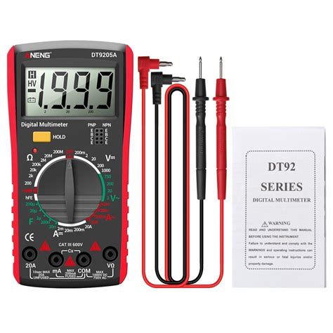 Aneng Dt A Newly Hd Digital True Rms Professional Multimeter Auto Ac