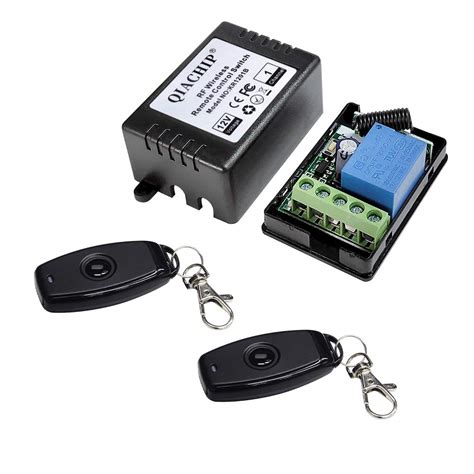 Qiachip Dc V Ch Mhz Rf Wireless Relay Module Remote Control