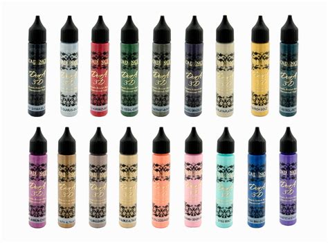 dotting paint set  colors puff paint decorative dimensional