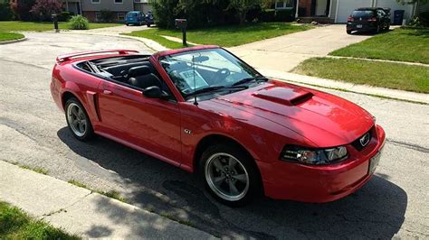 4th gen red 2002 Ford Mustang GT Premium convertible For Sale - MustangCarPlace