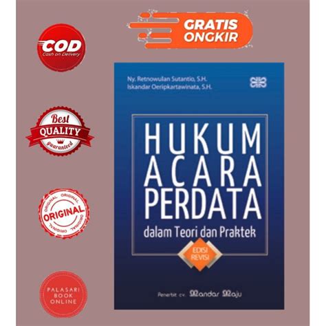 Jual Buku Hukum Acara Perdata Dalam Teori Dan Praktek Edisi Revisi