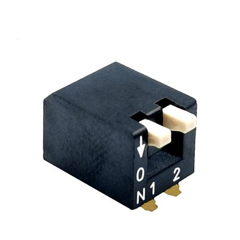 2 Positions Low Profile Piano Type Pitch 2 54 Mm SMT Mounting DIP