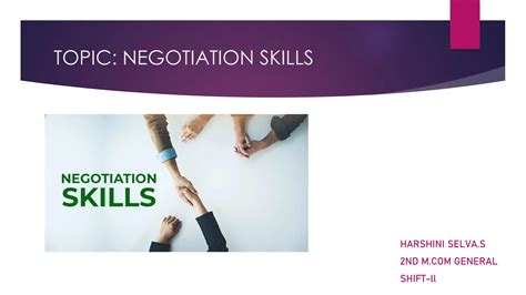 Negotiation Skills Pdf M Soft Skills Ppt