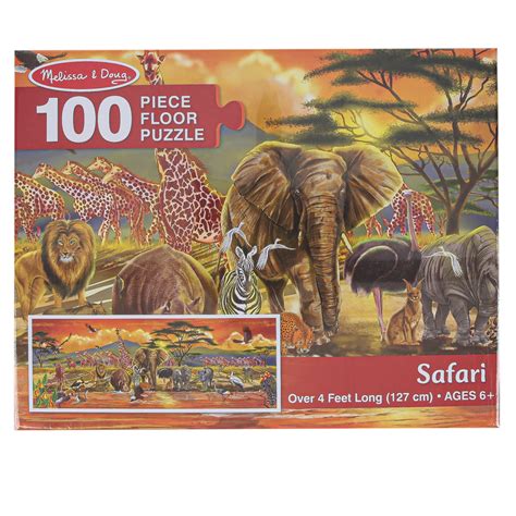 Safari Floor Puzzle 100 Pieces Mardel 3815768