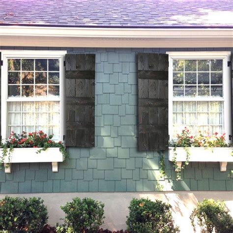 Cedar Farmhouse Style Shutters Rustic Farmhouse Window Etsy