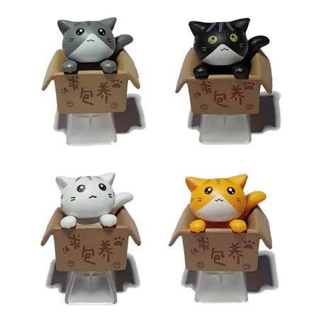 Artisan Keycaps Cat Cartoon Keycaps Industries