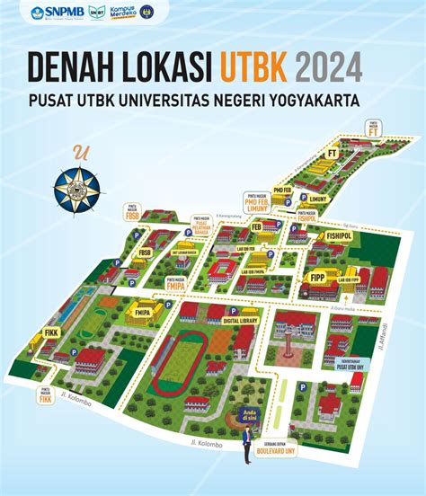 DENAH UTBK UNY 2014 PMB UNY