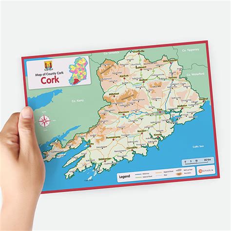 Cork A4 County Map | 4schools.ie