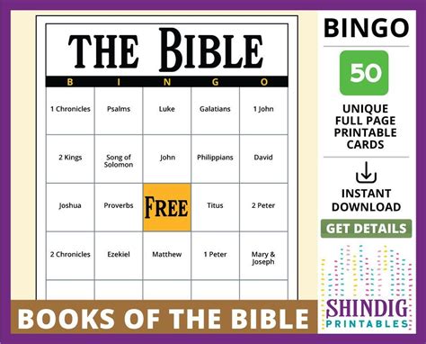 Free Bible Bingo Game Printables Printable Word Searches