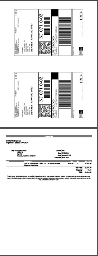 Ups Overnight Label Template Shipping Label How They Work How To Print Shipbob