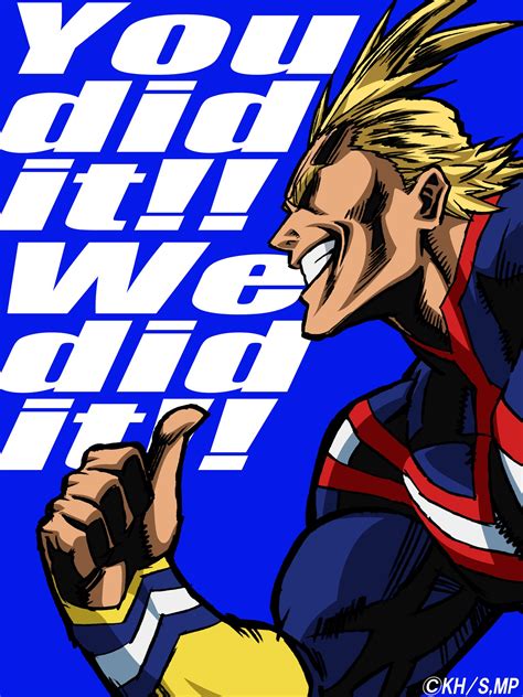 AnimeTV チェーン on Twitter Special illustration of All Might to