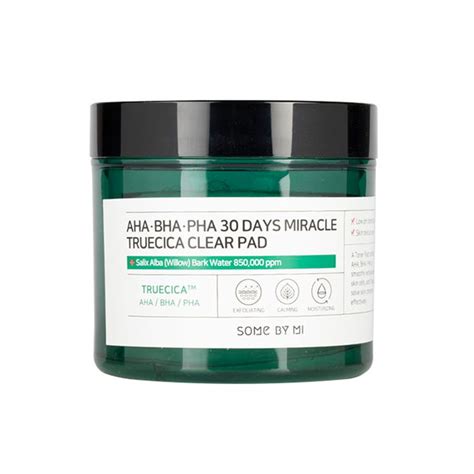 AHA BHA PHA 30 Days Miracle Truecica Clear Pad 70 Pcs Bha