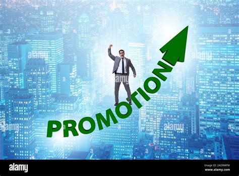 Employee In Career Promotion Concept Stock Photo Alamy