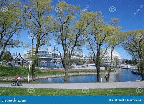 Waterfront Park in Toronto Called Ontario Place Editorial Stock Image ...