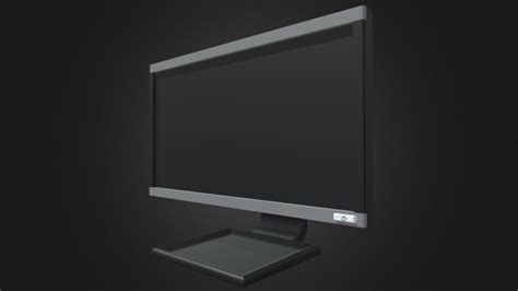 ArtStation - HP Black Monitor | Game Assets