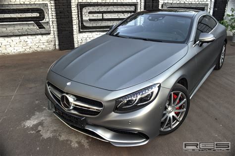 Matte Grey Mercedes Benz S63 Amg Coupe By Re Design Gtspirit