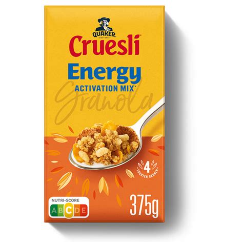 Quaker Cruesli Energy Activaton Mix Aanbieding Bij Albert Heijn