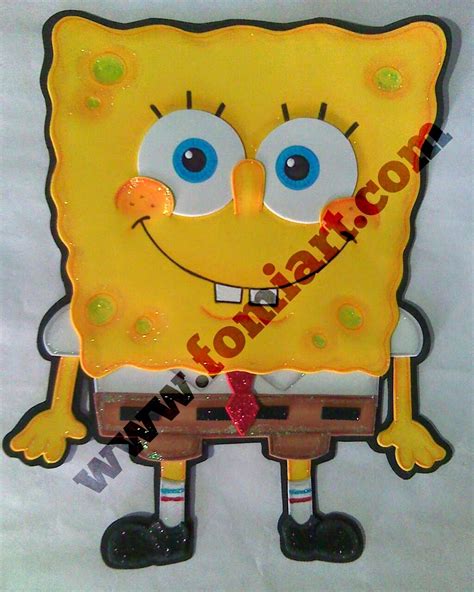 Bob Esponja En Fomi Manualidad