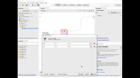 Rapidminer Basic Tutorial 2 Select Attribute And Filter Youtube