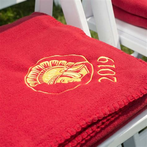 Deluxe Throw Embroidered - Fleece Blankets | NorthEast Fleece Co