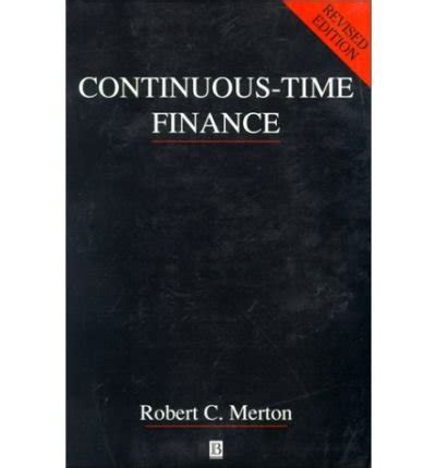 continuous time finance robert  merton  amazoncom books