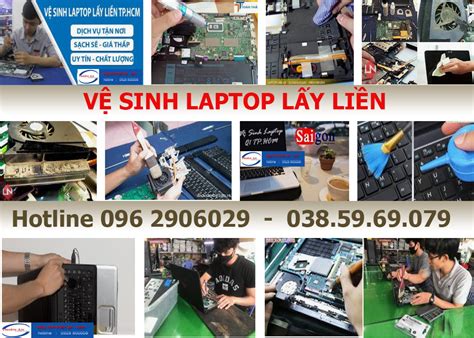 Vệ sinh laptop lấy liền Gò Dầu Tây Ninh