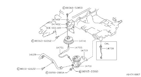 Nissan Sentra Exhaust Gas Recirculation Egr Valve P